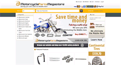 Desktop Screenshot of motorcyclepartsmegastore.com